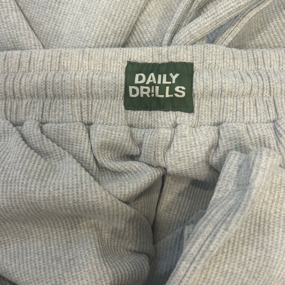 Daily Drills Gray Thermal Pants